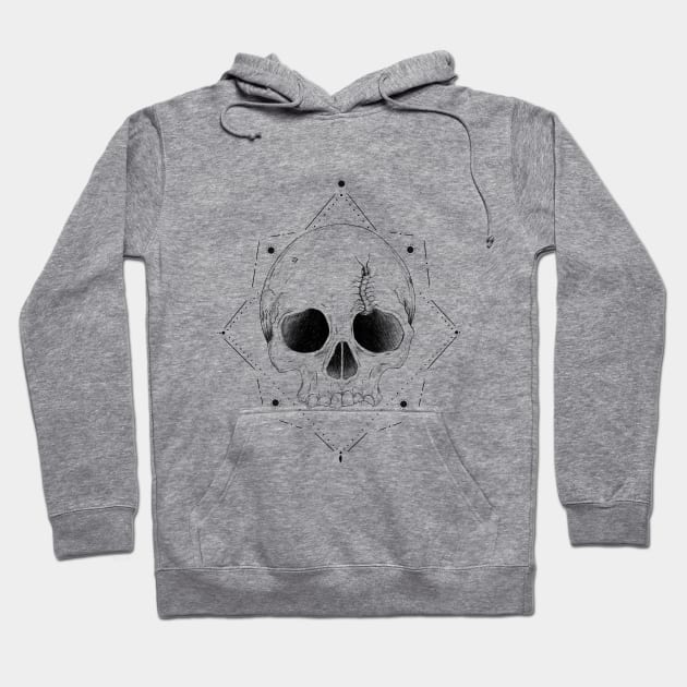 Edgy Skull Hoodie by Arumata